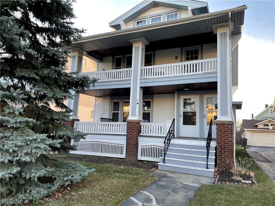 Charming completely remodeled duplex for rent available March 1, 2022. Located in the Madison Avenue district close to highways, restaurants, schools, Lakewood Park, local shops and more! This two bedroom rental offers a spacious floor plan, decorative fireplace (not to be used), appliances included, washer/dryer, ample amount of storage space and tons of character. Beautiful built-ins through out, the kitchen features tall roomy cabinets, large dining room, two bedrooms with tons of closet space. One garage spot available with unit and storage space provided in the basement.