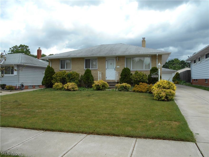 Perfect Starter Home! Clean and move in ready! Solid 3 Bedroom, 1.5 Bath Ranch in a Quiet, Well-maintained neighborhood. Lots of Bright natural light in open kitchen, dining room and living room living space. Huge Finished Recreation Room in basement. Hardwood floors throughout. Updated electrical panel and newer driveway.