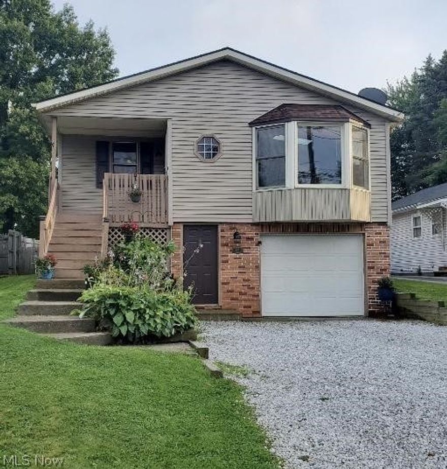 There are many updates to this Move-in Ready raised ranch with a walk-out lower level. A Lovely landscaped front yard, this home has 3 bedrooms, 1 1/2 baths, an attached garage, large deck overlooking the backyard with a playset. The sun-filled great room has a gas fireplace with remote controls, and a skylight in the vaulted ceiling. All appliances and a 12-month APHW home warranty are included.