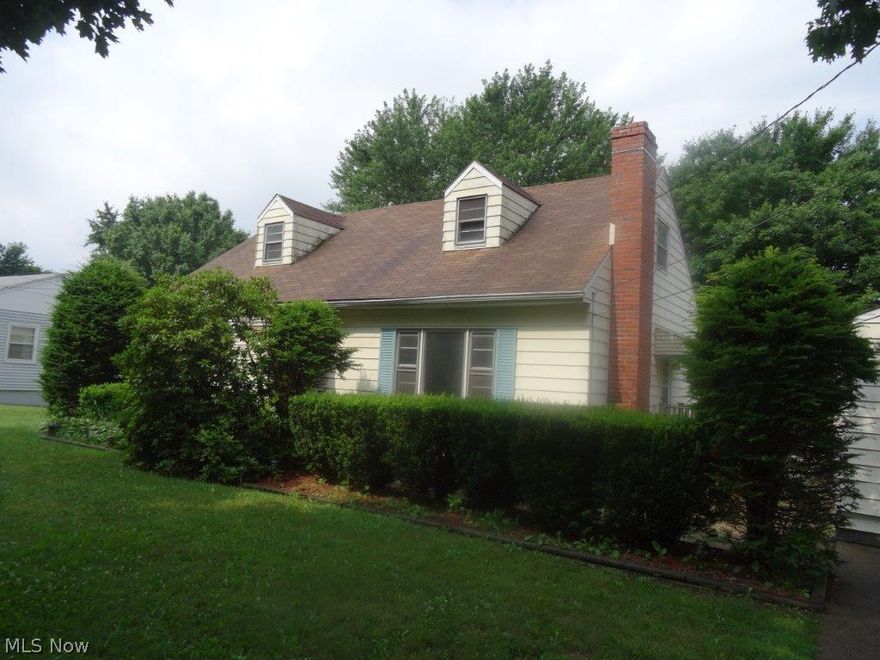 Investor potential - 3BR 1 BA cape w/2 car garage on large lot.  Great back yard, deck, hardwood flooring.