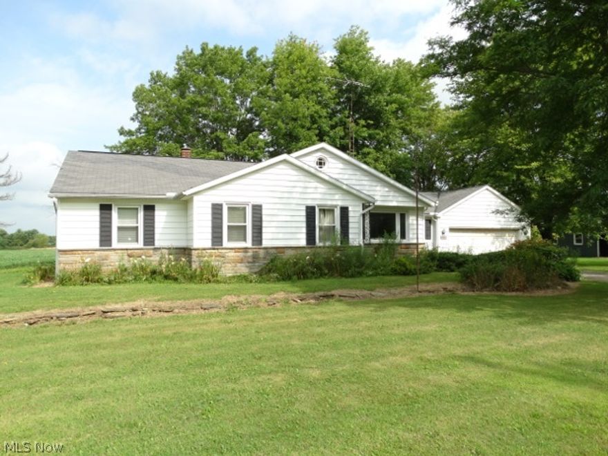This large ranch home at 1301 Jefferson Eagleville Rd. in Jefferson has over 1600 sq.ft. of living space. There are 3 large bedrooms and 2 full baths sitting on a full basement with 1 acre. A 2 car attached garage and a barn will make this the perfect home for you and your family. The home just needs a little TLC. Call for details.