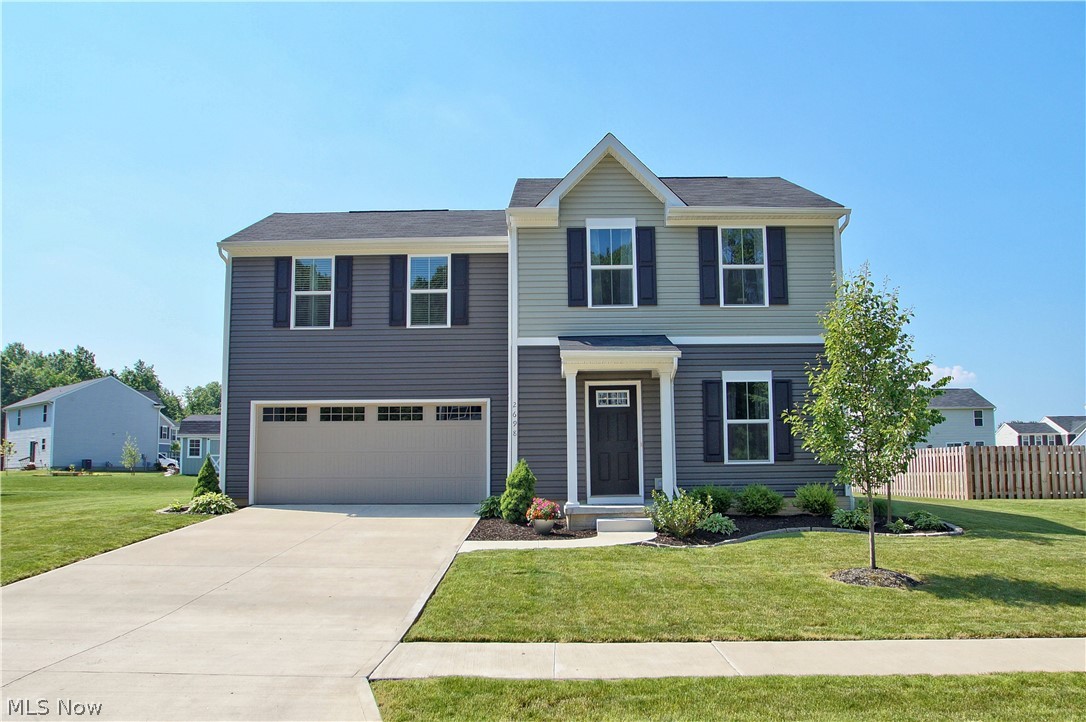Welcome to this newly built home located on .25 of an acre property in the Wintergreen Point community with installed patio and spacious back yard! Conveniently located near I-76, Kent State University, NEOMED, shopping, restaurants, parks and many other local attractions. This move-in ready home features an open floor plan, 3 bedrooms and 2.5 baths, eat-in kitchen with center island, upgraded cabinetry and stainless steel appliances, trendy tile backsplash, and dinette area with access to the patio, 2nd-floor laundry and 2-car attached garage. The owners’ suite features a walk-in closet and en-suite bath. The owner has selected many builder upgrades when building and completed many other improvements since moving in making it in the condition it is today. As follows: installed stamped and colored patio, added landscaping, installed invisible pet fence in the back yard, added a new refrigerator, stove and washer, added tile backsplash in kitchen, installed custom blinds, added smart ho