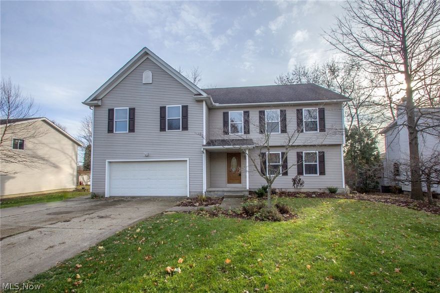 Wow! Completely updated 5 bedroom Colonial with full unfinished walkout basement! 3 full baths & 2 half baths! Huge master suite with sitting area, large walk in closet & soaking tub! 3144 sq. ft. living area plus the basement * Formal dining * Eat in kitchen * First floor laundry * 27 x 22 Family room with gas fireplace! 2 Furnaces & 2 A/C units for year round comfort. New appliances! Friedt Park nearby