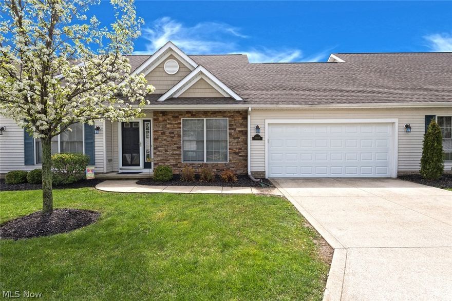 Move right in to this charming condo that is convenient to everything you need in Willoughby! This home features an open floor plan, a first floor master suite, and an eat-in kitchen. All that is missing is you! As you step inside, you will immediately appreciate the spacious and welcoming living room that opens to the kitchen. The kitchen includes all appliances, a sunny eat-in area, and a breakfast bar. You will love the first floor master suite, which includes a large bedroom, a walk-in closet, and a lovely en-suite bath. Upstairs, you will find the second bedroom with a huge 9x11' closet, a loft area, perfect for a family room or office, and a large bonus room that is currently used as a home gym. Outside, you are sure to enjoy cookouts on your sunny back patio. Located just off of Lost Nation Road in Willoughby, this home is minutes from Lost Nation Municipal Golf Course, Chagrin River Park, and area shopping and highways. Do not miss this chance to own a maintenance-free home!