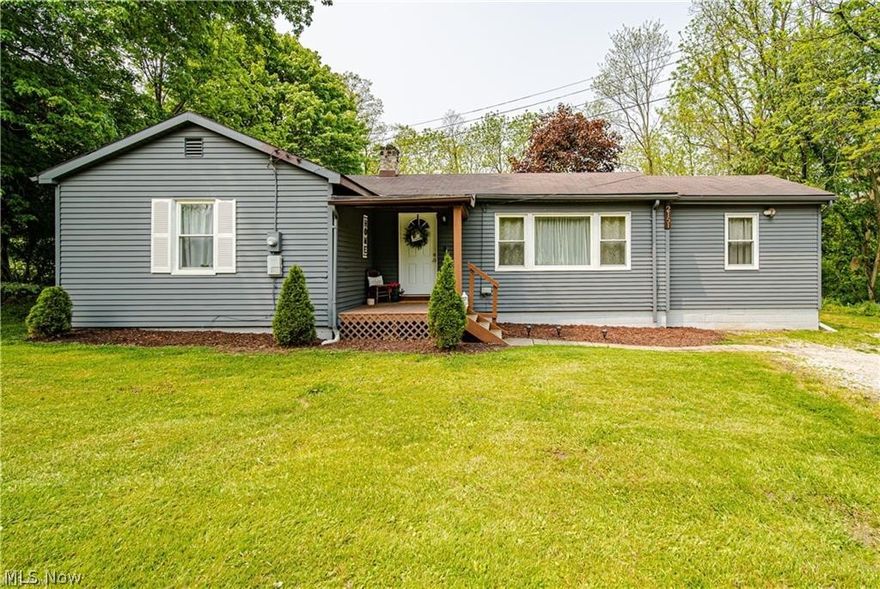 Prepare to be wowed by this beautiful, completely remodeled and move in condition ranch home in Harpersfield Township. Located just outside of Geneva's city limits, this property boasts a uniquely private setting on .42 acres lot. This charming and impeccably maintained home features an exceptional open floor plan that provides great living space with an abundance of natural light throughout. Three generously sized bedrooms and offers plenty of storage. The kitchen features newer stainless steel appliances, white shaker slow-close cabinets, and updated counter tops. Recent updates include brand new central air conditioning and furnace, water softener system, hot water tank, newer plumbing, fresh landscaping and more! This immaculate home is in a very desirable location surrounded by a nature preserve and in the heart of wine country! You don't want to miss out on this one! Agent owned property.