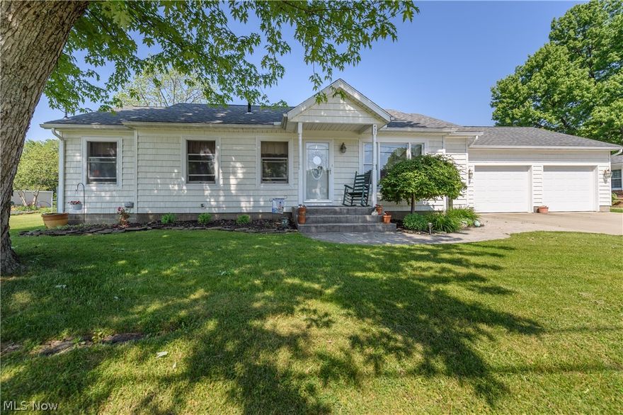 Great house in excellent North Canton location.  Fully remodeled in 2007 and in addition a large master suite with 8 x 8 walk-in closet was added.  Fully applianced kitchen with granite tops and center island.  Living room, formal dining room, half bath with laundry chute, two additional bedrooms with jack and jill bath complete the first floor of this awesome ranch.  Partially finished basement includes a family room and another room that can be used for an office.  Crawl spaces under addition provide extra space for additional storage.  Outside you will enjoy the large fenced in yard with a deck, pavilion and swimming pool.  (Swimming pool has solar panel to heat water)  The garage, also added in the 2007 renovation, is oversized and offers plenty of room for a woodshop or storage of your toys.  Roof, furnace and air new in 2007.  So much to offer and only minutes from shopping, restaurants and I-77.  Call to see it before it is gone!