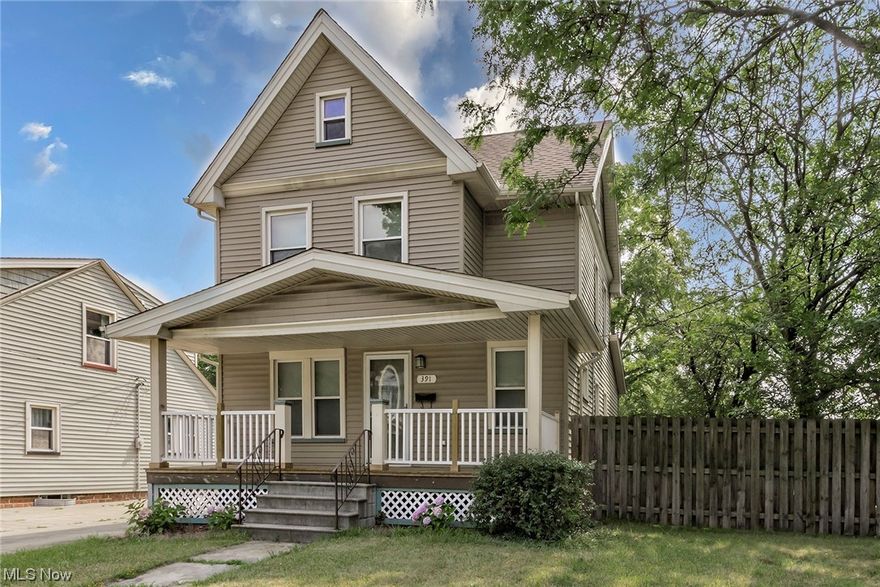 Completely rehabbed home in the heart of the Waterloo Arts District. Hardwood flooring, ceramic tile and carpeting. Master bedroom with original brick bookcase and larger closet. Full bath is huge! 1st floor laundry and 1/2 bath! Spacious deck! Basement has Nature Stone. This home was rehabbed from top to bottom by Northeast Shores CDC in 2011. So many perks to this home. Beautiful Deck 1.5 Car Garage, Privacy Fencing.
CO Detector, Dishwasher, Garbage Disposal, DeHumidifier, Microwave, Security System, Smoke Detector...Refrigerator, Dishwasher & Microwave 2022.