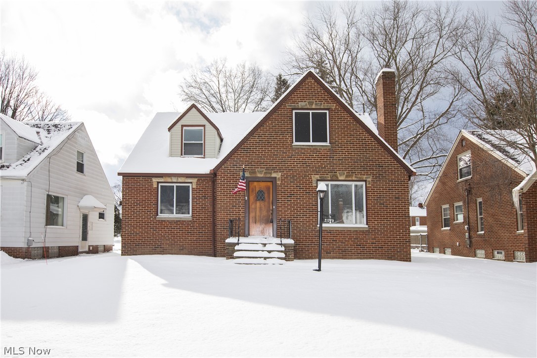 Beautiful remodeled Cape Cod in desirable Fairview Park neighborhood, Bain Park! First floor features a relaxing living room with coved ceiling, wall mantle, decorative fireplace and refinished hardwood floors throughout. Dining room with built-in china cabinet and French doors that lead to the sun-filled three seasons room. Stunning remodeled kitchen with recessed and under cabinet lighting, granite countertops, glass tile backsplash, breakfast bar and stainless steel appliances. Two nice sized bedrooms with double closets. Completely renovated first floor full bath with wainscoting, tub surround, vanity, modern faucet and lighting. Second floor features master bedroom with large closet and an additional nice sized bedroom. Bonus room off the master bedroom with built-in cabinet and shelves that could be used as an office, sitting room or nursery. Updated second floor full bath with shower. Fresh paint and hard wired smoke detectors throughout. Lower level features a spacious knotty
