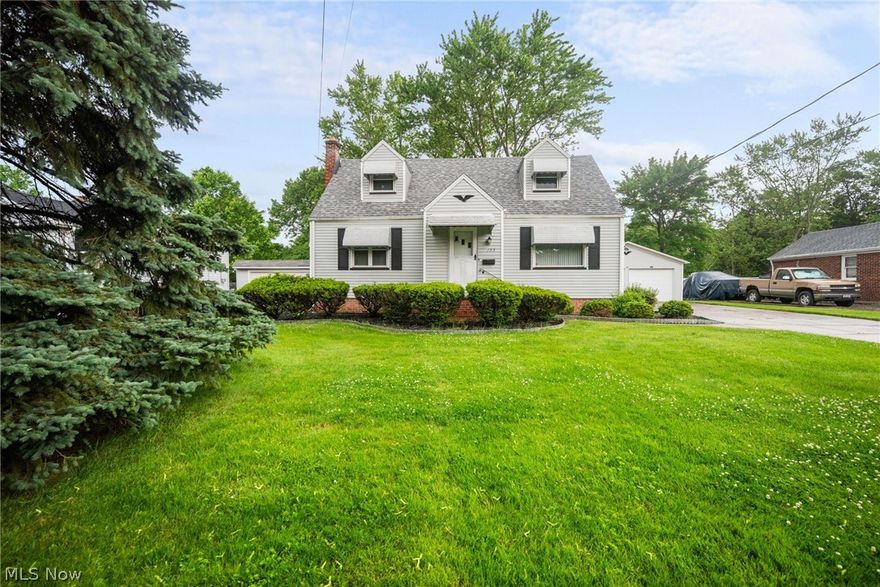 Welcome to this charming 3-bedroom, 2 full bath Cape Cod home nestled on a quiet street in Bedford. This delightful property offers a cozy and inviting atmosphere perfect for anyone looking to create their own personalized space. As you enter the first floor, you'll find a spacious living room and a separate dining room, perfect for hosting family dinners or entertaining guests. The separate family room provides additional space for relaxation and gatherings. The kitchen boasts plenty of cabinet space, ideal for all your storage needs, and a full bathroom with a convenient bathtub/shower combo completes the first floor. Upstairs, you’ll find two comfortable bedrooms and another full bathroom, providing ample space for family or guests. The unfinished basement includes a laundry area and offers endless potential for customization to suit your needs. Step outside onto the concrete patio, where you can enjoy your morning coffee or host summer barbecues while overlooking the well-maintained backyard. The serene surroundings create a peaceful retreat from the hustle and bustle of daily life. Located close to shopping and amenities, this home combines convenience with tranquility. Don't miss the opportunity to make this charming Cape Cod your own!