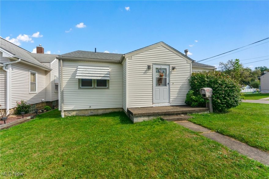 Now available--this two-bedroom ranch home in the Austintown Schools District may be the perfect opportunity to stop paying rent and start investing in yourself instead...or maybe it's the time to "right" size. Either way, this home and property have much to offer, with central air, plus updates made since 2020, including the bathroom, new roof (2020), sump pump and hot water tank (2021), and privacy fence, (2023). Dry basement includes full bath area with shower, and ample space for additional storage. Living room, hallway and bedrooms host hardwood floors. The 12x9 bonus room could easily be used as a third bedroom, or the perfect hobby, study room, or office, (or maybe even convert it to a main-level laundry...!) In addition to the single-bay garage, there is an adjacent covered carport and concrete driveway. All of this just minutes from the Mahoning Ave corridor and all the conveniences Austintown has to offer. When outstanding features, convenient location, and price/value meet, ranch homes often sell quickly, so act fast. See this home today, then maybe call it home tomorrow!