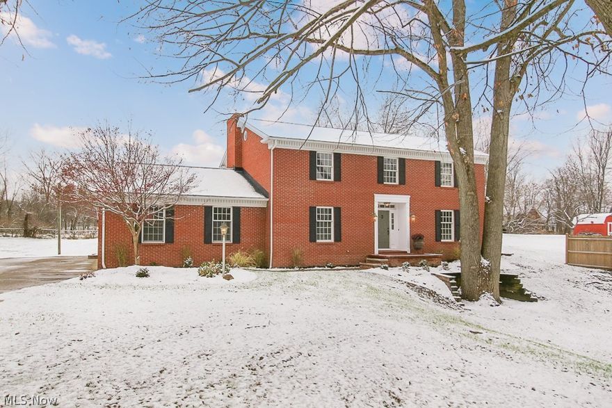 Do not miss this completely rebuilt/renovated stately brick colonial home in Medina! Beautiful kitchen with neutral tones of gray and white with stainless-steel appliances. Impressive grand entry and an inviting great room with wood burning fireplace.  First Level also includes an Office that can be used as a Bedroom and 2 half Baths. The Screened in back patio offers views of large private back yard.  Second floor offers a Master Bedroom with its own Private Bath. Three extra Huge Bedrooms on Second floor share a Hall Bath with a Bathtub. NEW Beautiful flooring, NEW counters, NEW fixtures, and NEW paint choices throughout! Huge, clean basement for storage OR ready to be finished for additional living space.  Large 2.5 car garage. Make an appointment to tour this traditional home located just minutes from parks, schools, hospital, and Historic downtown Medina. List of updates added to the listing.