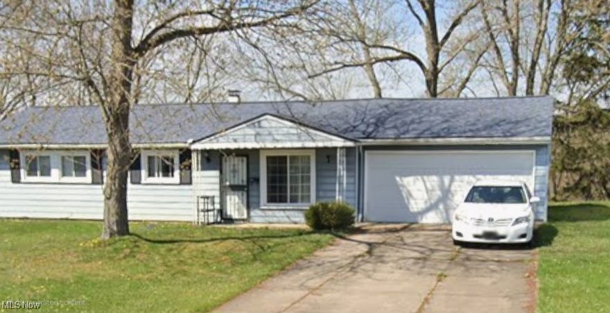 Welcome to this charming 3-bedroom, 1.5-bath ranch in Bedford Heights! Nestled in a quiet neighborhood, this home offers peace of mind with police vacation watch services and the convenience of nearby community amenities, including a pool and community center. Inside, you’ll find comfortable living and dining areas with an enclosed patio that extends your living space. A standout feature is the second kitchen area on the back patio—complete with its own double oven and added electric circuits—ideal for entertaining or preparing meals for gatherings. Recent updates include a new roof (2023), hot water tank (May 2025), garage door and opener with remote access (2021), kitchen faucet (2022), dishwasher (2021), and new shower head and faucet in the master bath (2021). The home also includes an attached 2-car garage, practical laundry area, and a well-maintained lot with mature trees for added privacy. Don’t miss this unique opportunity to enjoy everyday comfort and versatile entertaining spaces in a welcoming community. Schedule your showing today!