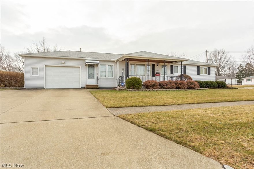 OPPORTUNITY KNOCKS! A fine home in great condition. Three bedroom, two bath ranch home with finished basement. This charming home can be yours for a modest priced. Enclosed heated breezeway can serve as a den or office or family room. Family oriented eat-in kitchen. The finished basement with glass block windows includes a recreation room with bar, a separate laundry room, a work shop and storage area. Updates include replacement windows and newer furnace. Hardwood floors under the carpeted areas. Call today! Don't miss out.