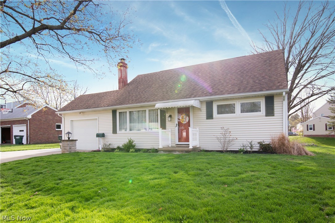 Welcome home to 3225 Beverly Ave NE Canton, OH! A 4 bedroom home located in the highly sought after Plain Local School District! Located at the end of a cul de sac with a huge backyard, yet so close to all the shopping you could want near by! This charming 4 bedroom offers two bedrooms and a full bathroom on the first floor and two additional bedrooms upstairs on each side of the stairs. When you walk in to this beautiful home you automatically see the charm it holds with the natural wood floors and working gas fireplace. Outside the attached one car garage you have access to the covered patio, perfect for entertaining! Replacement windows throughout and glass block windows in the basement! Freshly painted with a list of updates. Do not miss this affordable 4 bedroom home located in Plain LSD! Call for your private showing today! This will not last!