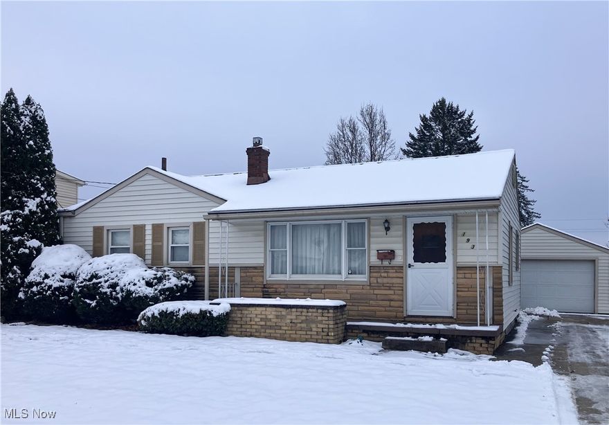 Don't miss out on this charming and well-maintained ranch! Situated right by multiple nearby parks, this home features two generously sized bedrooms with hardwood flooring and a recently updated full bathroom. The spacious living room flows perfectly into a formal dining room, making it perfect for everyday living and hosting guests. Enjoy a large family room that offers additional living space and opens up directly to a private patio and partially fenced backyard ideal for pets, entertaining, or simply enjoying the outdoors. The large basement with a half bath included offers laundry and tons of potential for storage space in addition to the one and a half car garage outside. All appliances stay with the home, and immediate possession available make this house move-in ready.