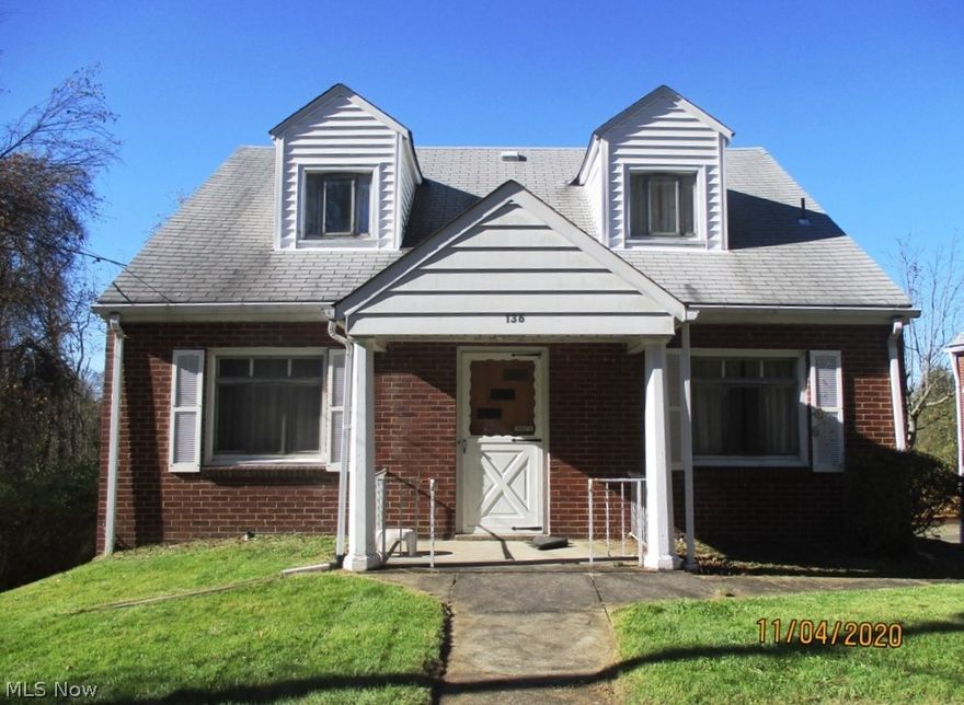 This cute Cape Cod is a hidden treasure at the end of a quiet lane. It features an eat in kitchen, spacious living room, 2 BD and bath on main floor.  Walk upstairs to a delightful "man cave" or bedroom with large closet, half bath and bar area.  All retro furniture is negotiable.  Boat in basement and belongings negotiable.  Seller will have an estate sale after accepted offer.