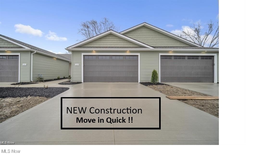 Welcome to Windsor Place, Elyria's newest cluster home development that is selling fast! Many homesites offer wooded/treed views and some with view of the pond. Nestled on the North side of Elyria, this location places you just minutes from medical, shopping, dining, golf course! 6 minutes to 1-90/254 exit! 20 minutes or less from Crocker Park/Avon Commons! This model is available for viewing. Prices start at $239,900 for a middle/inside unit. Outer/end units start at $243,900 and include a double window in the dining room! ONE FLOOR LIVING AT IT'S BEST! Thoughtfully designed for those looking for a simple lifestyle! No lawn or snow tasks, its covered in the $150 monthly maintenance fee. Enter a handy foyer entry. Note the airy 9 ft ceilings throughout all areas and the great room has a vaulted ceiling in the great room! Spacious laundry room with large storage closet (perfect for bulk items/small appliances/seasonal decor). Wonderful kitchen space complete with a spacious snack bar, pantry and stainless steel appliance package! The dining and living room are open and span the entire back of the home! Owner's suite is complete with a walk in closet and a private full bathroom! Homes come with an open air patio (standard feature) or an upgraded covered patio ($10k upgrade for porch). Oversized 2 car garage. Local, respected builder in business for over 50 years! Some basement options are available. Come see today and start your new build! Photos are for demonstrative purposes only, actual selections and finishes may vary.