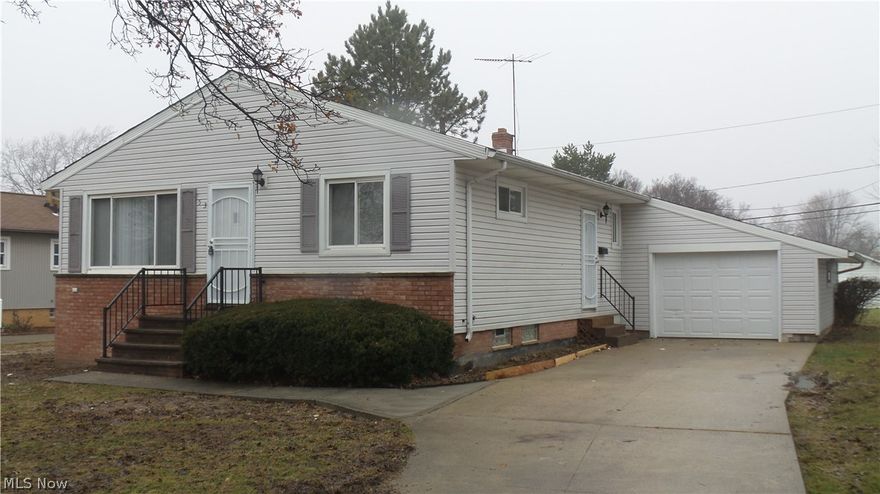 Great Home, no need to do any work before moving in!! Just unpack and enjoy this renovated  3 bedroom home with finished basement. This home includes a 1 .5 baths, new carpeting, updated kitchen and bath , new concrete patio in the rear.