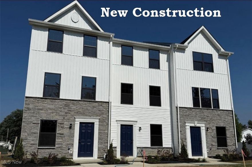 Enjoy convenience to all of your favorite places in Mentor-on-the-Lake. Giant Eagle, Chipotle, and Subway are all within a mile of the community.  Located directly across the street from Mentor Beach Park you'll enjoy the lake views and close proximity to the park. Whether you’re running errands or planning a night out, you’ll be close to everything you love. The Spencer floorplan combines the amenities of single family living with all of the conveniences of a townhome. The entry level features a 1 car garage and a bedroom with a full bath. A great place for guests or a home office. The main level features an open concept with gourmet kitchen, breakfast bar, and spacious living room. The upper level hosts 2 additional bedrooms and 2 full baths. Everyone gets their own full bathroom!! The home is to-be built with all appliances included. Schedule your appointment to see the most affordable new construction in the Mentor School District! March Completion. Interior Photos for representation only.