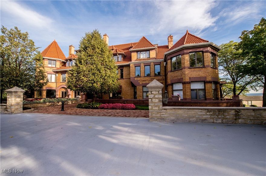 Welcome to Cashelmara. Stunning lakefront condos in a converted Victorian-era mansion. This fourth floor condo has been renovated with class and simplicity. The sun-drenched first floor has an open plan with kitchen, dining and living spaces offset by a powder room and private deck overlooking the grounds. An open stair wraps around exposed brick and leads to the second floor loft and laundry closet. Beyond the loft lies the spacious and bright bedroom suite overlooking this impeccably maintained lakefront property. Vaulted ceilings and exposed beams add style, while the spa-like bathroom and walk-in closet complete the suite. Owners enjoy private access to Lake Erie, a heated parking garage with one reserved space, ample guest parking and a private & secure storage space on the lower level of the building. Upon entering the lobby, the parlour sits on your left and is a perfect space for entertaining guests or simply relaxing with a game of billiards or a book. Next to the parlour is a beautiful indoor pool, along with sauna, steam and exercise rooms. Enjoy a secure and safe building with excellent proximity to Rocky River, Westlake, and Lakewood. Direct access to I-90, I-480, dining, shopping and Cleveland Hopkins International Airport.