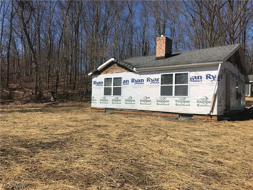 Completely renovated home on 2.7 acres. Beautiful large open eat - in kitchen. Move in ready home on a nice piece of land. Siding has not been finished due to weather but will be done by seller before closing.