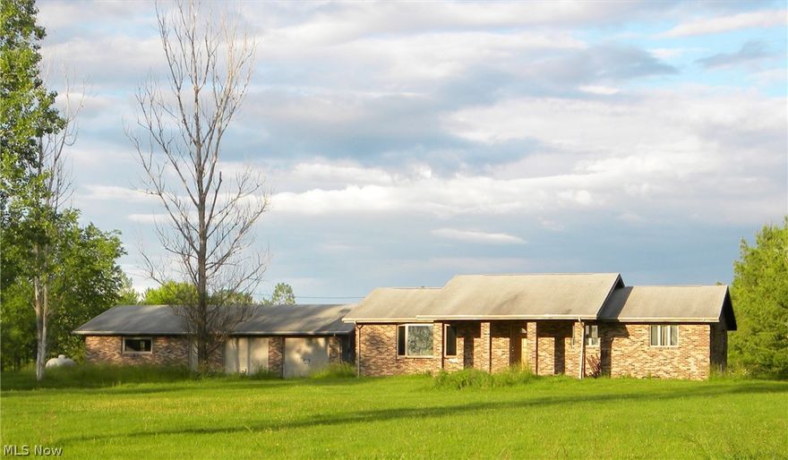 Super Value - Smaller Price.  Construction on this home was started in 2003 but it is not yet finished.  Tidy up the loose ends in this 3 bedroom, 2 full bath Ranch and make it your own!  Full basement, oversized 2 car garage with workshop area and 2.6 acres wait for your finishing touches.  (Cash or Conventional financing only).