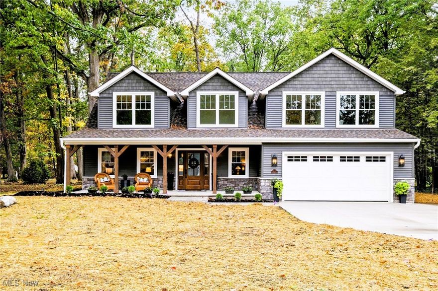 Welcome to this spacious 4 bedroom, 3.5 bath Colonial, located on a cul de sac, in the highly sought after King James Grant neighborhood.  The home has been completely renovated (aesthetically, mechanically and ALL systems) including an expansive addition.  Step onto the sprawling new front porch and enter the stately, custom solid wood 3/4 lite front door.  An open floor plan awaits you with gleaming new 3/4” hardwood floors. Gourmet, eat-in kitchen, 10’ center island, quartz countertops, stainless steel appliances, 36” range with pot filler and quartz backsplash, custom range hood, coffee/wine bar with direct waterline for coffee maker.  A separate scullery with double ovens and a separate sink. A true chef’s kitchen.  Large formal living room and dining room.  A great room with gas fireplace with slider to the huge, covered stamped concrete patio overlooking deep, parklike backyard.  An office/den, and ½ bath complete the first floor. A master bedroom with walk-in custom closet and glamour bath with a wet room that includes a rain shower head and soaking tub.  3 more large bedrooms, a bathroom and a large laundry room await you on the second floor. Finished Basement with full bathroom. 2+ car attached garage with new garage door and opener.  All new roof, gutters (with gutter guards), windows, siding and stone, plumbing (all cast iron removed and new PEX pipe installed), new drains with tankless hot water heater, electrical (all knob and tube removed and new Romex wiring installed), 200 amp panel, 2 condensers and 2- 93 % efficient furnaces. New front and back stamped concrete, covered patios.  New oversized concrete driveway and sidewalks. Yard graded and seeded. New Hydrawise Sprinkler System with wifi enable controls. Four doors away from private neighborhood walkway to Clague Park/Westlake Aquatic Center and 4th of July Festivities.