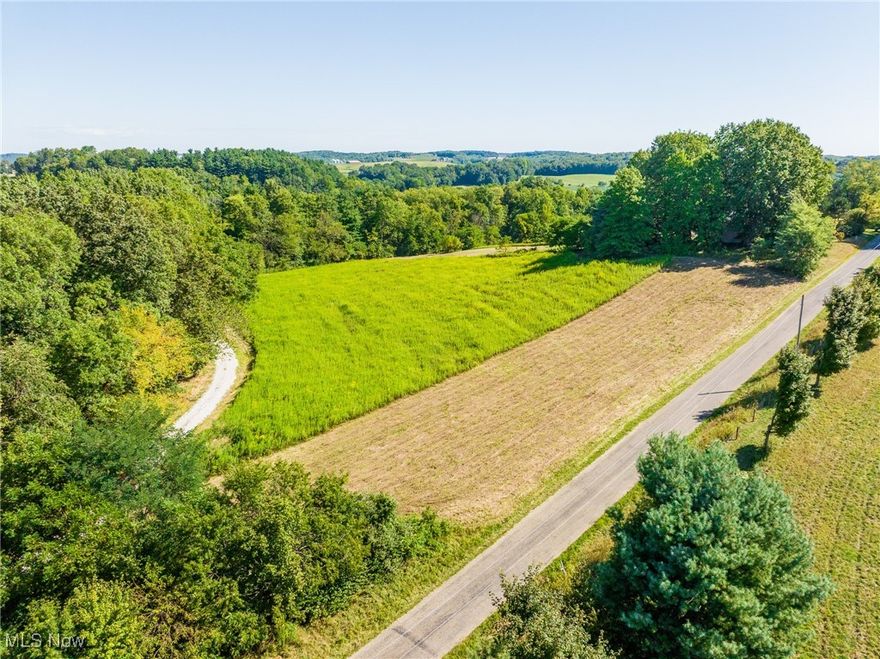 On-site auction Wednesday, October 8th at 5:00 PM. Nestled between Nashville and Lakeville in western Holmes County, this 11.2-acre parcel offers a blend of open space and mature woodland. A driveway extends to the back of the property, providing convenient access whether you’re envisioning a future home site or enjoying the outdoors. The front 3+ acres along the road feature open grassland, while the balance of the property is wooded with some very large hardwoods that offer natural beauty and timber value. Included with the property is a hunting blind, making this an ideal spot for outdoor recreation. As the current owner shares, “I’ve enjoyed the convenience of a property where I could easily take my young sons to the deer blind over the past four years. The only reason I’m selling is recently having an opportunity to buy land closer to my home. Whether you decide to build here or spend time hunting, I’m sure you will enjoy this property.” Additionally, a storage well located in the back corner of the property has provided a modest annual return of $200. The only restriction is that no residence may be built within 300 feet of the wellhead. Fortunately, the well is located near the back property line, leaving ample space for potential building sites.
