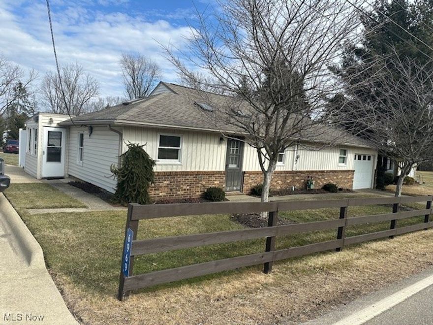 Previous dental lab is now vacant and ready for a new tenant! Located in the prime location within Jackson Township! The stand alone building comes with a large foyer area, a kitchen/ break room, waiting room in the front of the building with skylights and vaulted ceilings, 2-3 offices and a full bathroom. There is also a utility or storage room that leads into the attached garage. Extra parking in the driveway and a couple spots available in the parking lot shared with a dentist. Perfect building for a couple attorneys or accountants, maybe a small medical office such as an optician, or another lab. The front lobby room would need your own touch with your own paint colors and flooring. Feel free to paint to your personal business colors. Tenant will pay their own utilities. Lage sign on side of the building would easily be seen while driving on Wales. The building is under the Wales address, however the physical address is 6969 Huckleberry. Please do not bother the dental office.