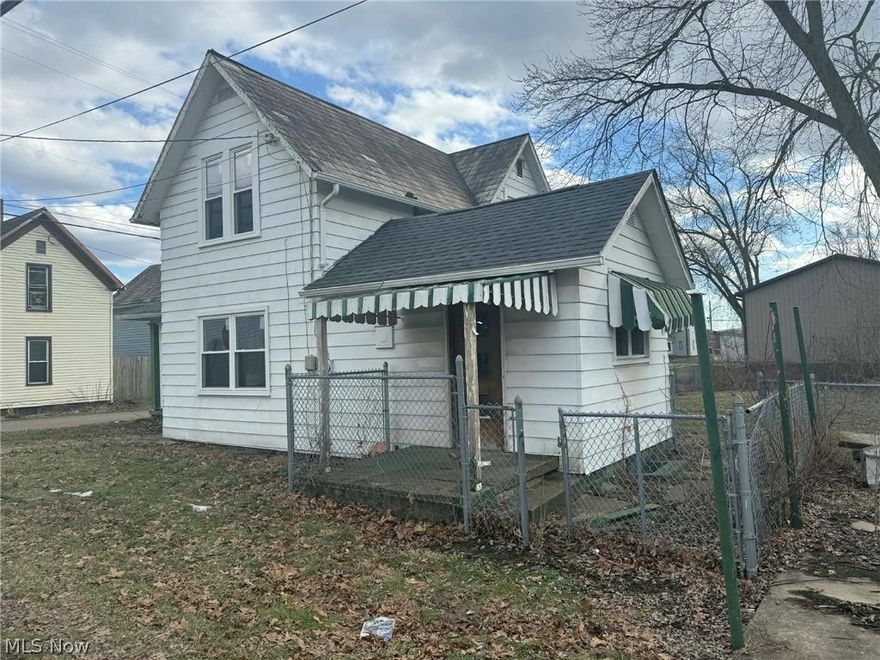 Opportunity awaits with this spacious 2-story fixer-upper situated on a corner lot! Featuring a fenced-in yard, this home offers great potential for investors or buyers looking to renovate and build equity. Being sold as-is, it does require repairs and updates, but several important improvements have already been completed.

Recent upgrades include mostly newer windows backed by a 20-year warranty, plus a newer roof over the kitchen and bathroom areas. The full basement provides a new electric panel and PEX waterlines.

Upstairs you’ll find three rooms, including two bedrooms and a walkthrough room that could serve as a nursery, office, or additional living space. The main floor offers a full bathroom, kitchen, and three additional rooms that could function as a living room, dining area, family room, or even an additional bedroom depending on your needs.

With its flexible layout, key mechanical improvements, and prime corner-lot location, this property is a great opportunity to bring your vision and make it your own!