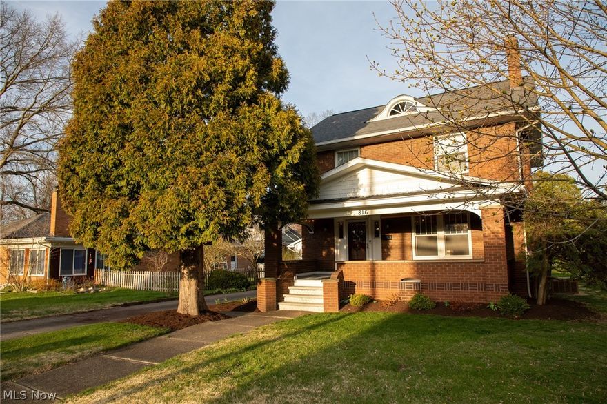 Welcome to 816 17th St. Massillon! This charming brick colonial in the heart of Massillon will be sure to warm your heart as soon as you walk in the front door. Beautiful woodwork and hardwood floors throughout the home add to the character with fireplace in the living room for those chilly nights. 3 bedrooms and a bath upstairs with a potential bonus area in the attic. The inviting front porch will be sure to bring much enjoyment! Be sure to check this one out soon!