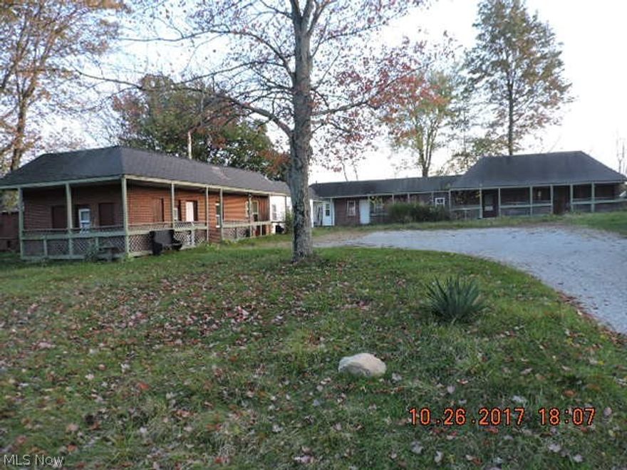 This is a 4 unit converted hotel with an office on a 100' x 200' lot.  The square footage of each unit is approximate.  Each unit is set up to have its own furnace and gas meter.  All except unit #2 have covered front porches.  The electric was on when there were tenants in units #1 and #2 through July 2017.  The units were rented for $450/month plus gas and electric.  Units #1 and #2 have open living/kitchen areas. There is a separate utility room with a water tank, furnace and the well/machinery in the part basement accessed through the floor.  The electric bill was shared and also ran the well.  Unit #3 is the corner office/storage area.  It has a newer but open electric panel. Unsure where the water tank and furnace are for unit #2 which has a 1 breaker panel. Unit #1 has a fuse box. Unit #4 has a fuse box, water tank, and is missing a furnace but may have been heated by a furnace in the office.  Unit #5 has a 2 breaker panel, water tank and furnace.  Very confusing!  Units #4 and