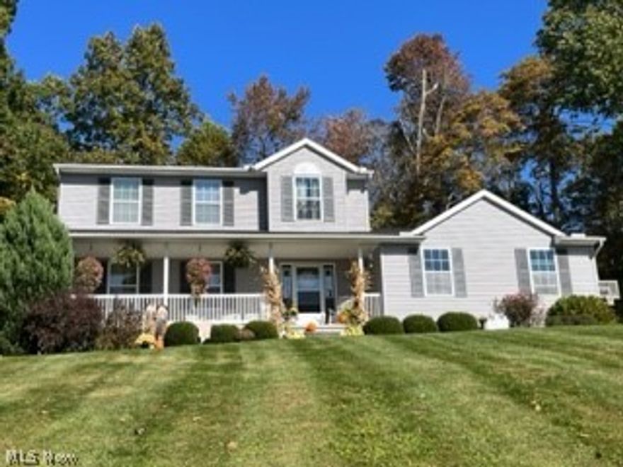 Fabulous Two Story in Maysville Schools, nestled in great neighborhood! Open floor plan this home features large living room, first floor family room, dining area opening to rear patio overlooking woods, fully applianced kitchen with pantry, 1/2 bath, first floor laundry and lots of storage. Lovely covered front porch overlooking neighborhood, partial unfinished basement awaits your finishing touches, and two car attached garage.