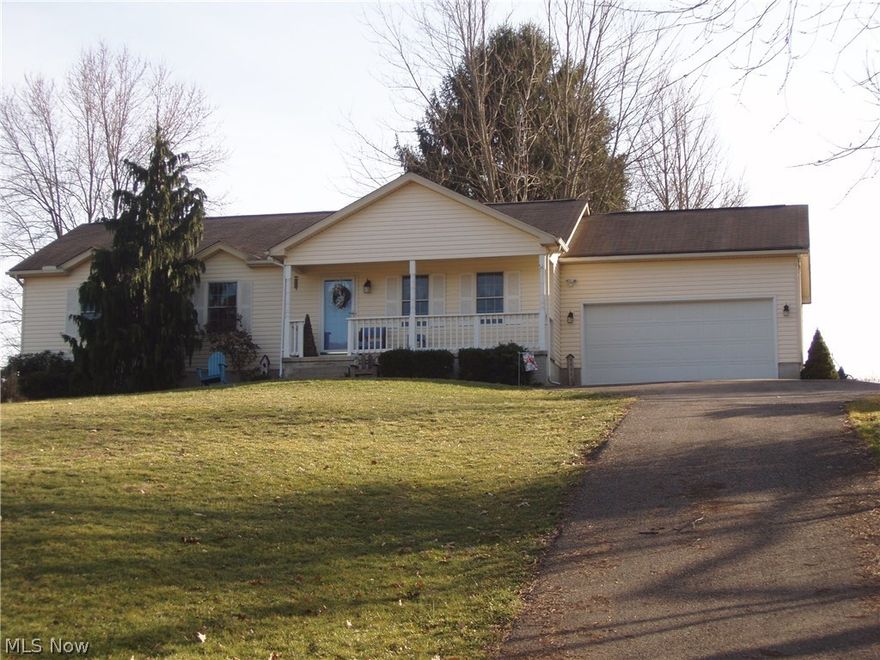 2001 built ranch home on a very low traffic street. Full unfinished basement. First-floor laundry. Six panel doors. Owner's suite includes walk-in closet and full bath. Back deck. All kitchen appliances stay. Vaulted ceiling in the living room which has a view of the woods that are across the street.