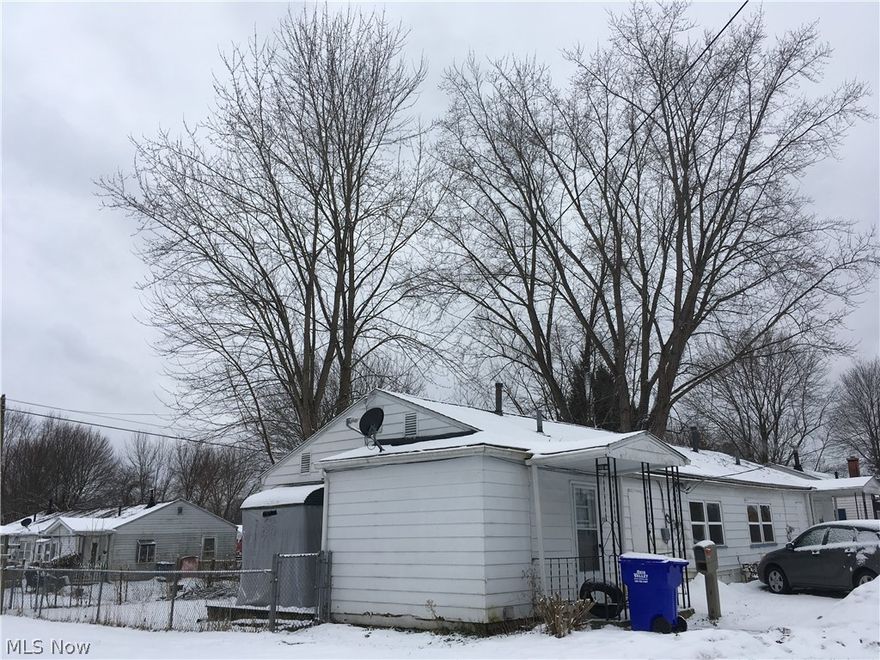 Fully rented duplex - both sides have 2 bedrooms, 1 bath, porches.  Side A has laundry addition.