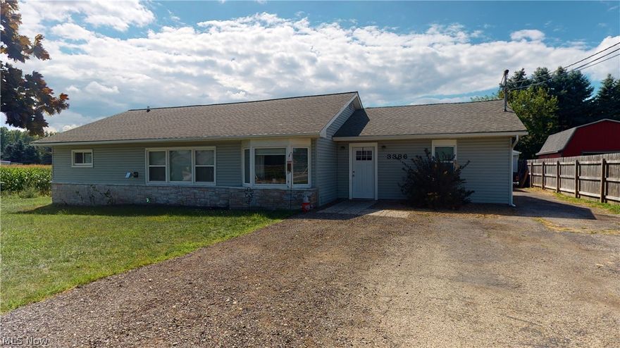 Get ready to fall in love with this lovely 4 bedroom, two full bath ranch situated on a half acre lot in Madison! Completely and professionally renovated in 2017. The spacious kitchen has an island, abundance of cabinets and butcher block countertops. All of the kitchen appliances stay. The open living and dining room give you plenty of space for entertaining.  Off the living room is the owners suite which features vaulted ceilings, a walk in closet and a sliding door that leads to the patio. There is also a full bath with tile shower and dual sinks.  All three of the secondary bedrooms are a very nice size and have large closets.  
Enjoy sunsets on the patio in your private backyard.  Updates include: All new plumbing, new electric panel, waterproofed crawl space, HW tank, furnace, and AC.