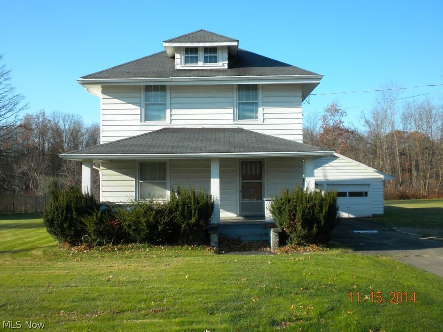 Home reminiscent of yesteryear, with plenty of potential.  This 2-story beauty offers 4 bedrooms, formal dining room with built-in window seat, welcoming foyer and a spacious kitchen.  Two sets of solid oak French doors create a private living room.  All woodwork is original, a splendid back drop for your antiques, or well suited to enhance any decor.  All this on 3/4 acre lot with city utilities! Financing - Cash, 203K or Conventional