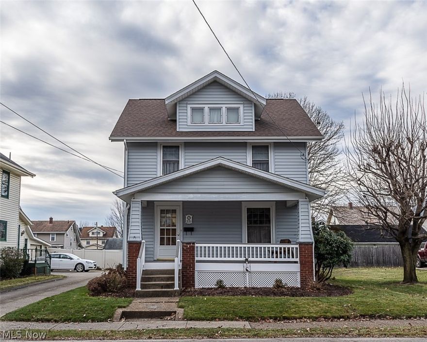 Immaculate two-story in the heart of Louisville. Nice size kitchen with tile floors. Large dining room. Beautiful hardwood floors in the living room. Upstairs offers 3 bedrooms, a full bath, and walk up attic space that could potentially be finished for additional living space. The basement offers a 2nd full bath. Updates include roof in 2017, gutters and downspouts 2016, front porch floor and railing 2017, back porch railings 2017, and waterproofed basement back in 1990.