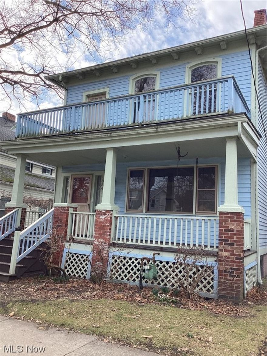 Wonderful and rare rehab opportunity in the heart of the Ohio City Historic District. This front porch Italianate colonial has great curb appeal. It is a very spacious home with 2711 square feet; a blank canvas! Bring your architect and your ideas! Solid home with a full basement, updated furnace and electrical box. Central air. First floor laundry. Plenty of natural light. First floor family room leads out to a deck. Nice size lot with off street parking. Unbeatable location! Much potential!