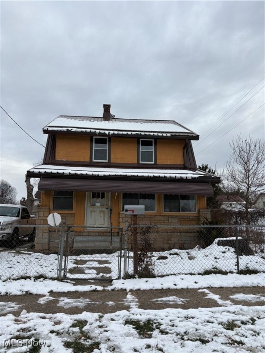 This Home Features 3 bedrooms, 1 full bath, a living room, dining room, and kitchen, with laundry located in the basement. The interior will require repairs and updates, offering an opportunity for renovation and customization. The exterior offers two detached garages. Property is Being Sold As-Is.