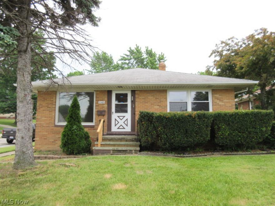 This one won't last long! Incredible opportunity awaits right here! Nice 3 bedroom, 1.1 bath ranch style home on a corner lot. Big eat-in kitchen with great views of the back yard. Hardwood floors in bedrooms. Full, part finished basement. 2 car detached garage. Fenced yard. Low maintenance brick exterior. This property may be eligible for HomePath Mortgage Financing and HomePath Renovation Mortgage Financing. Purchase this property for as little as 5 % down!