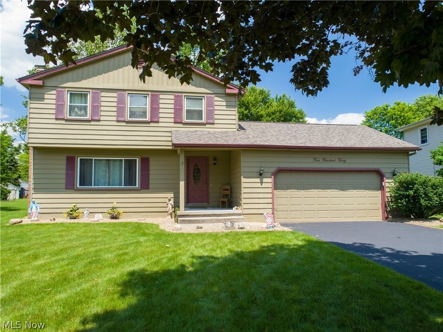 Fantastic location! Great Boardman neighborhood. Close to all schools, easy access to freeways, dining and shopping. 3-4 bedroom 2 story colonial. Large living room with gas fireplace. Formal dining room, large eat-in kitchen with bamboo hardwood floors and new appliances stay. Huge family room that leads back to deck, nice yard with shed. 3 beds on 2nd floor with full bath, the finished basement has a rec room, full bath and 4th bedroom. New roof! Home warranty provided. Call today!