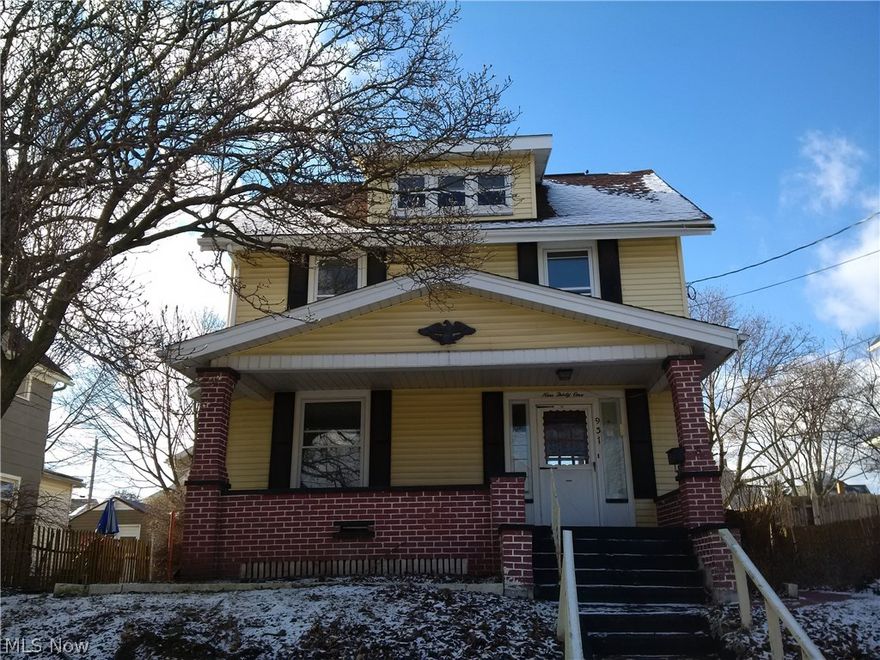 You will fall in love with this charming two story in the Southwest part of Canton. Step up onto the inviting front porch and into a home with large rooms that are full of character. Home has a partially finished basement and a door off the back that opens up to a covered patio. Home also has a generously sized fenced-in yard and an oversized one car garage with attached storage shed.  Home has great cheery curb appeal.  Stop by and see for yourself!!