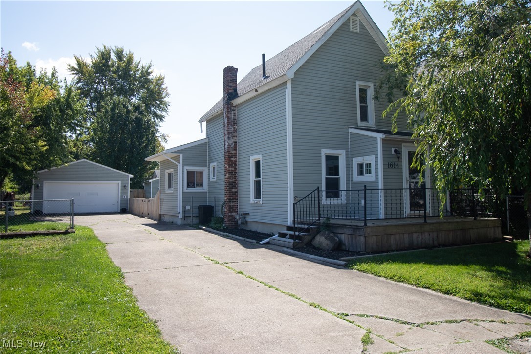 Charming and move-in ready, this one-bedroom two-story home on Ashtabula’s east side is full of character and updates! Step inside to find a bright and inviting layout with an updated kitchen featuring modern finishes. Newer siding and windows offer peace of mind and energy efficiency. Outside, you’ll love the spacious backyard—perfect for gardening, entertaining, or simply relaxing. The property also includes a garage and a shed for all your gardening tools.