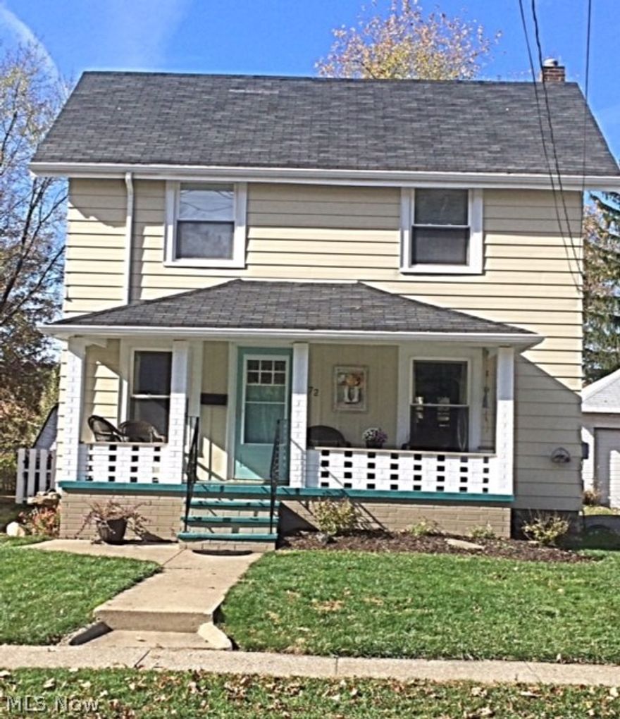 Welcome home to this beautiful colonial in the heart of Wadsworth! This home features many updated in 2014-2015 including a new furnace, hot water tank, air conditioner, garbage disposal, dish washer, sump pump, stove, doors, screen, a gorgeous new patio, and landscaping. New carpet. Entire exterior and interior professionally painted including garage! Accent trim in family room and dining add a completely updated look highlighted by awesome contemporary light fixture. Built in book shelve. Charming character! Wood floor in dining room and tiled bathroom. Large fenced in yard. All appliances included! Move in ready!