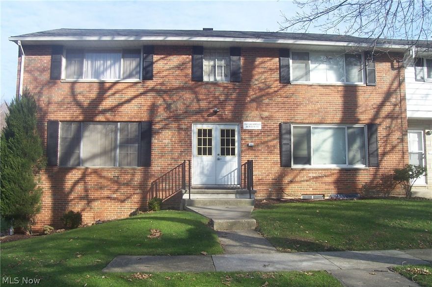 Here it is! A place to call home that's cheaper than renting and is One floor living.  Only unit on lower level that walks right out to laundry room and storage units.  Nice wood laminate flooring and furnace approx. 7 yrs old. Fresh paint through out.  Large bedroom, large closet and plenty of storage space.  Sidewalks and outside pool in complex! Two assigned parking spaces, you can sign up for garage space for a fee.  City Point of sale started. Cash only. Hurry come see..