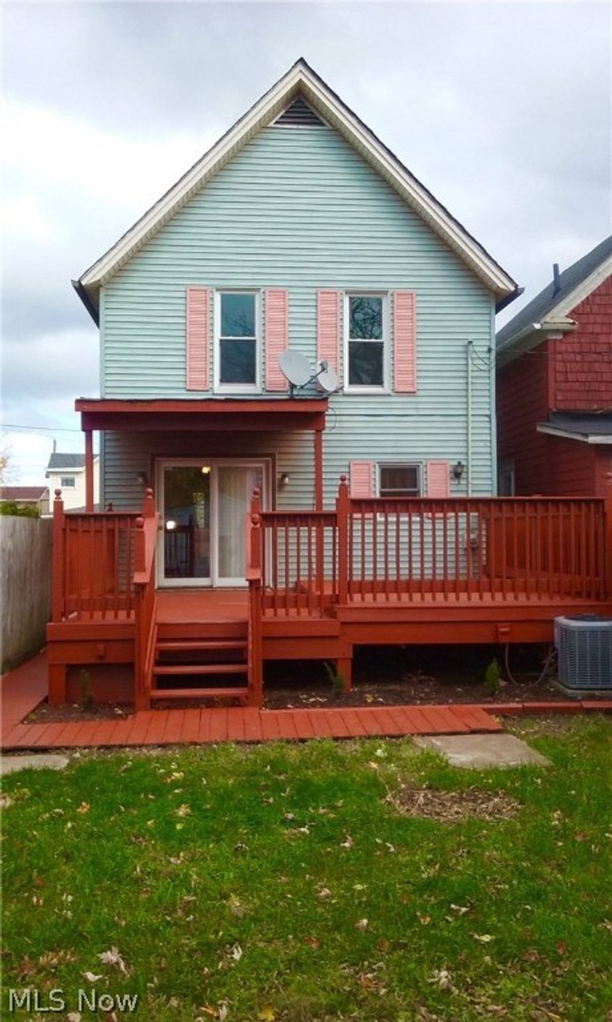 Remodeled 3 Bedroom home with Gorgeous Deck, Newly Remodeled Bathroom, and New Air Conditioning!!!  Home also has New Windows, Newer Roof, New glass Block Windows, and Freshly Painted through out!  Furnace is only 3 years old!  Also, there is brand New Flooring in Kitchen and Bathroom and All Appliances stay!  Carpet upstairs is 5 years old.  Upstairs has a Large Master Bedroom!  There is also a 1 1/2 Car Garage (15X20) in back with private drive for private parking or storage!  Private fenced in back yard!  POS completed and can provide Certificate of Inspection.  Seller will also provide up to $2,000 to buyer for buyer's closing costs!  Home is ready to move right in!!!