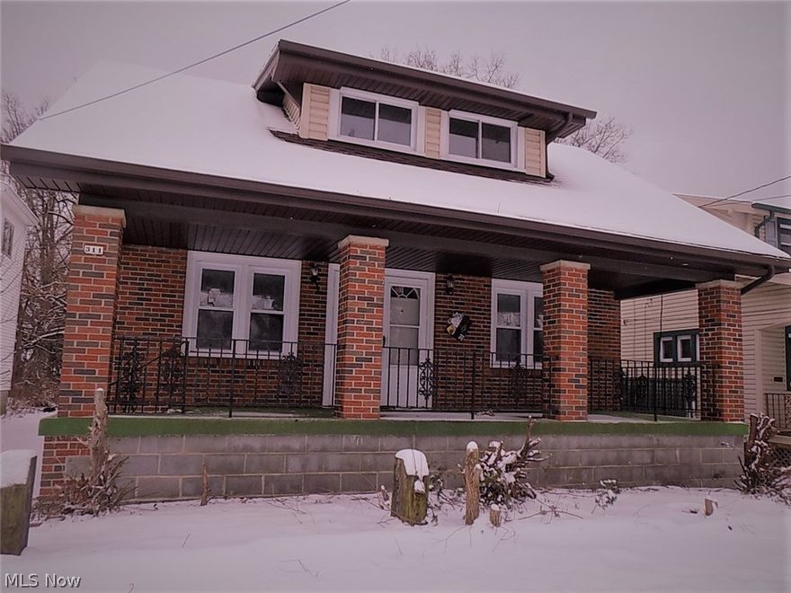 Large 4 bedroom home with updates.  Roof less than a year old.  Newer furnace, HWT, windows, and glass block windows.  Nice woodwork throughout, built ins and stone fireplace. 2 first floor bedrooms, large master bedroom, and additional bedroom on 2nd floor.