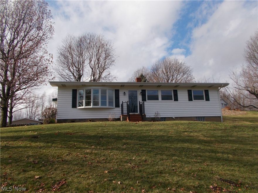 A lovely ranch style home with 3 bedrooms in a beautiful neighborhood.  This house is move in ready, everything has been done, very clean, great craftsmanship, eat-in kitchen with new appliances, full basement with laundry area. This is a must see home will not last long!!! Seller will retain all mineral rights.