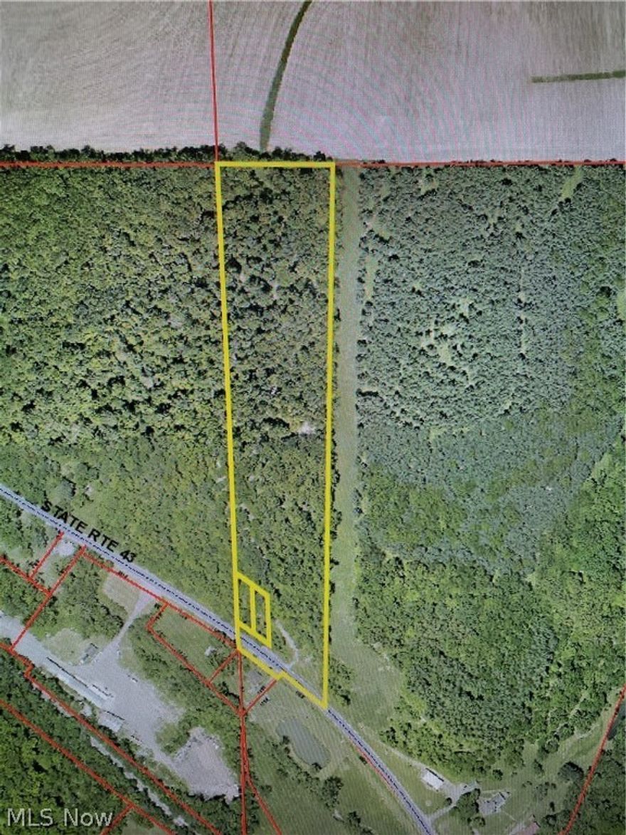 10 acres of wooded land with four-wheel drive accessibility to prime hunting/camping area! Owner had a log cabin that is 90% complete. Bottom two parcels connect and go with the sale, and could be built on with easy access to Rt 43. Also two natural spring are on site & comes with mineral rights!